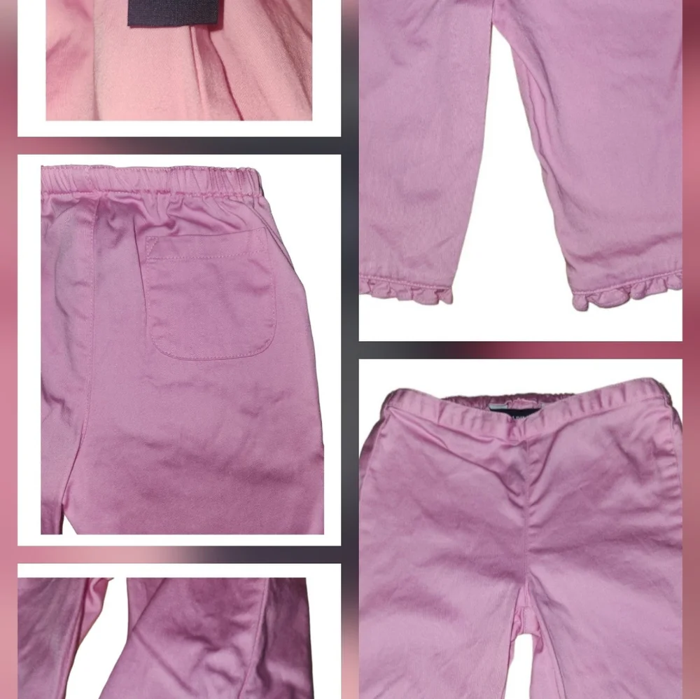 Girls Mixed Bundle Sz 12M VGUC Dress Heart Leggings Tops Ralph Lauren Burts Bees